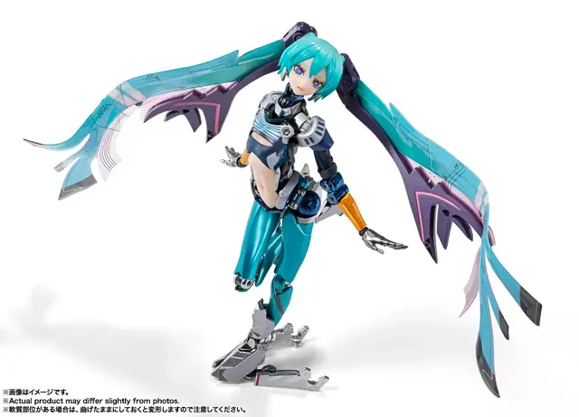 「初音ミク」が初の女性キャラMETAL BUILDに！衣装は着脱式、大胆にアレンジされたメカボディが飛び出す