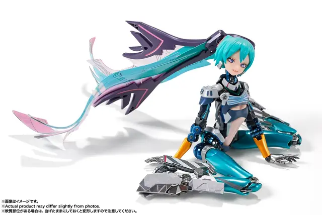「初音ミク」が初の女性キャラMETAL BUILDに！衣装は着脱式、大胆にアレンジされたメカボディが飛び出す