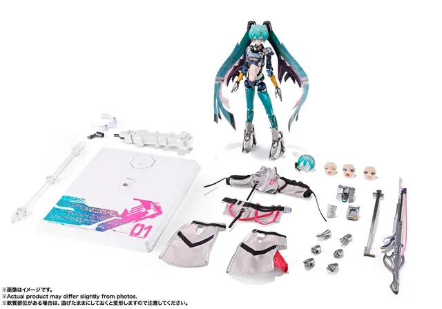 「初音ミク」が初の女性キャラMETAL BUILDに！衣装は着脱式、大胆にアレンジされたメカボディが飛び出す