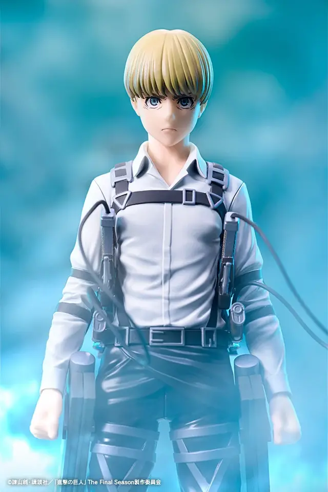 「進撃の巨人」The Final Seasonからリヴァイ、サシャ、アルミンが手に取りやすい「OSHI WORKS」で立体化！