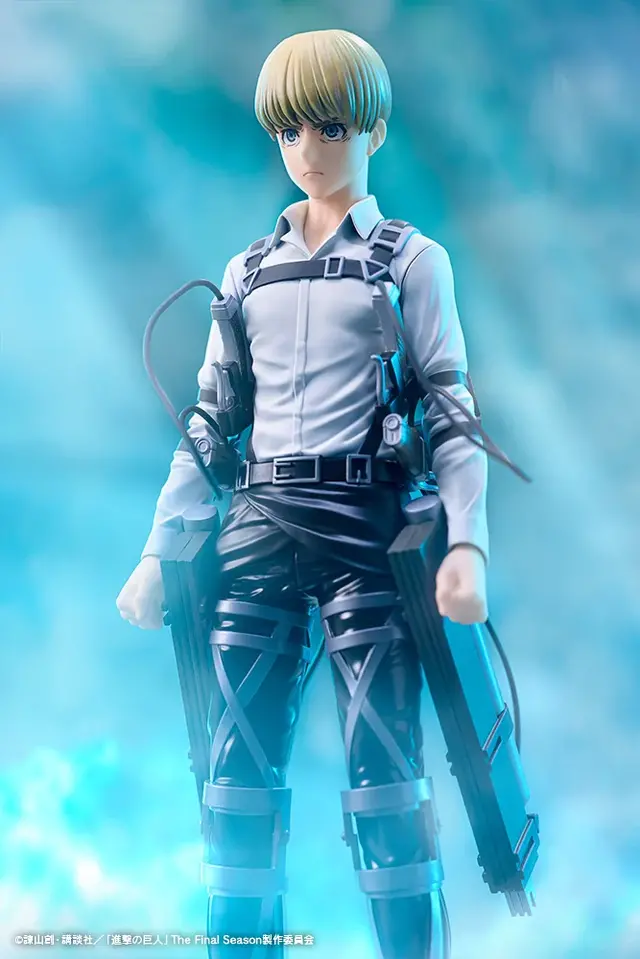 「進撃の巨人」The Final Seasonからリヴァイ、サシャ、アルミンが手に取りやすい「OSHI WORKS」で立体化！
