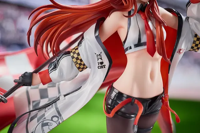 大胆にお腹魅せるレーシングガール姿！『STEINS;GATE』より「牧瀬紅莉栖」フィギュアが予約開始ー同衣装のぬいぐるみも展開