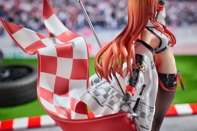 大胆にお腹魅せるレーシングガール姿！『STEINS;GATE』より「牧瀬紅莉栖」フィギュアが予約開始ー同衣装のぬいぐるみも展開