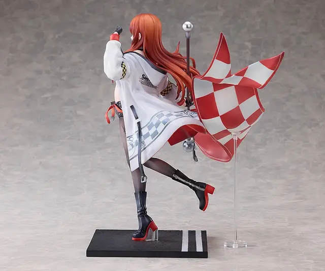 大胆にお腹魅せるレーシングガール姿！『STEINS;GATE』より「牧瀬紅莉栖」フィギュアが予約開始ー同衣装のぬいぐるみも展開