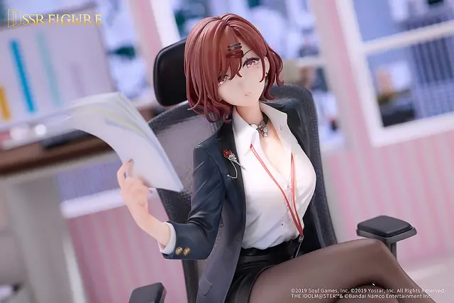 大人びた雰囲気のOLスタイル！『シャニマス』×『雀魂』コラボの「樋口円香」フィギュアが予約開始ー並べて飾りたい「浅倉透」も再受注