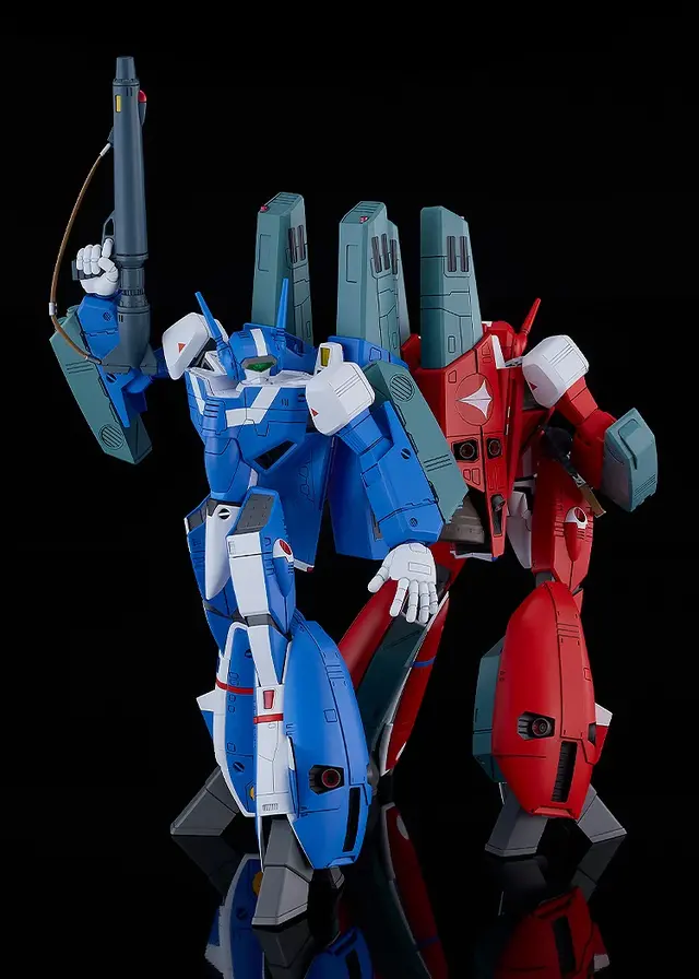 「超時空要塞マクロス」並べて飾りたい！「VF-1J スーパーバトロイド」2機プラモが予約開始ー“スーパーバルキリー”装備を立体化