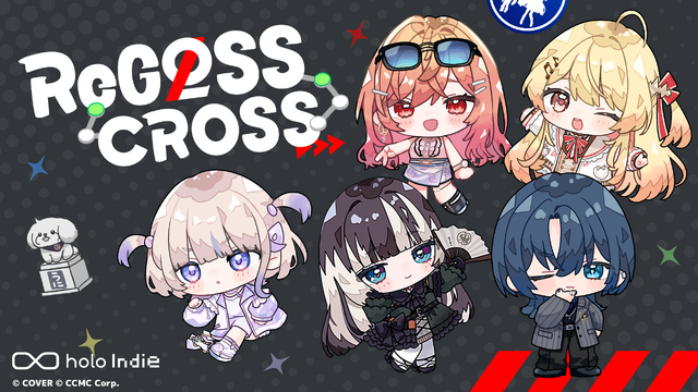 ホロライブ・轟はじめ、儒烏風亭らでんなどReGLOSSメンバーが登場！2Dパズルゲーム『ReGLOSS: CROSS』holo Indieよりリリース