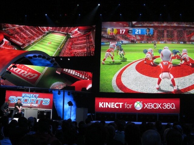 「Kinectスポーツ:シーズン2」のアメフト