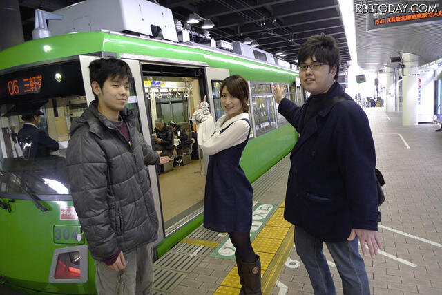 まるでバスみたいな車両です まるでバスみたいな車両です