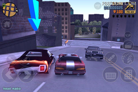 グランド・セフト・オート3プレイ画面