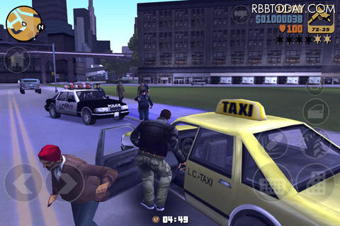 グランド・セフト・オート3プレイ画面