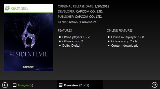 『バイオハザード6』は6人Co-op搭載？Xbox.comにて製品情報が公開