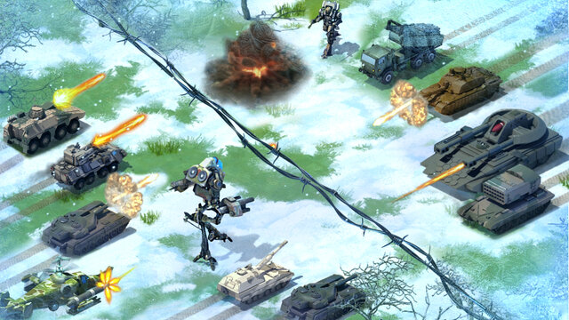 基地を構築し最強の軍隊を育てよ、i戦争シミュレーション『World at Arms』
