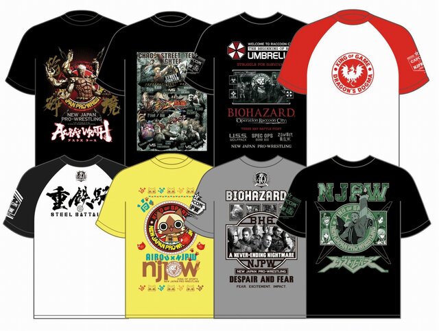 これまでカプコンとのコラボTシャツは第8弾が発売中