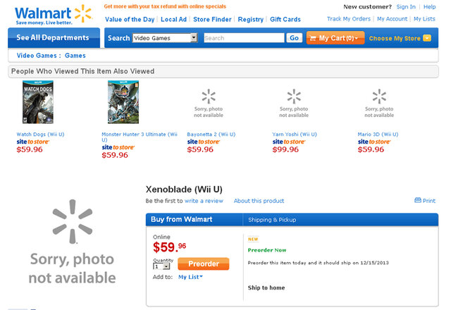 Walmart 商品ページ