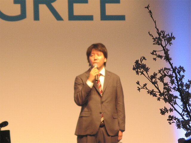 グリー代表取締役社長・田中良和氏