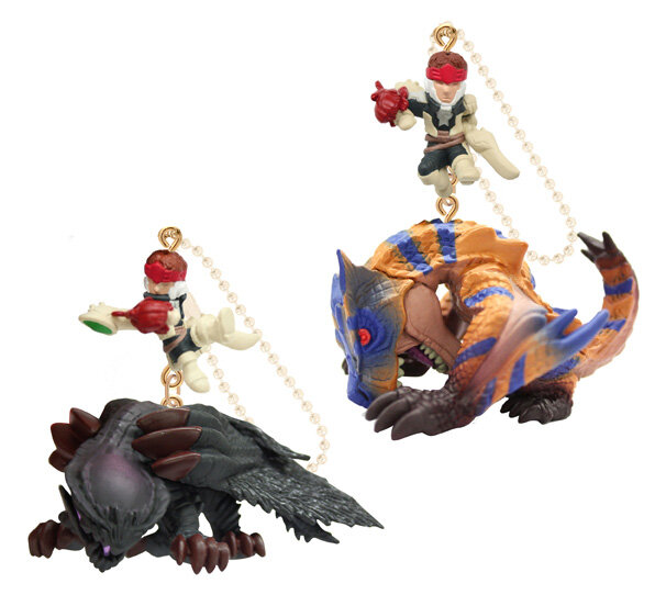 モンスターハンター＆アイルー かさなるマスコットボールチェーン