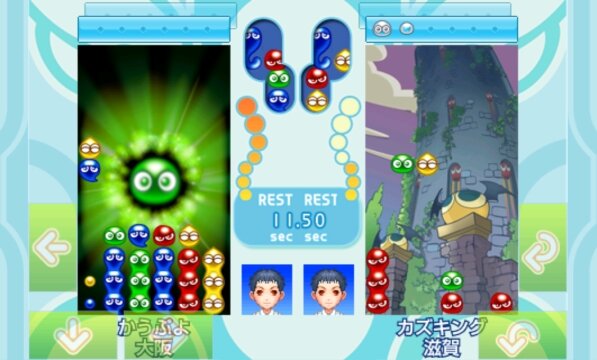 『みんなで対戦！ぷよぷよフィーバー』プレイ画面