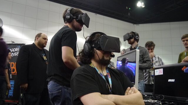 【E3 2013】Oculus Riftには長蛇の列、初の国産タイトルも展示 ― IndieCadeショウケースフォトレポート