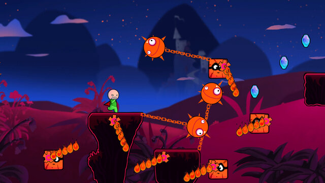 これは全てのアクションゲーマー達への挑戦状だ！横スクロールアクションゲーム『Cloudberry Kingdom』の発売日が決定