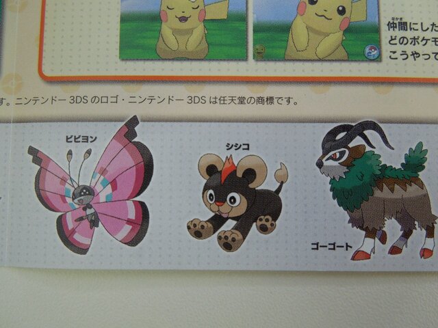 『ポケットモンスターX・Y』新ポケモンの詳細をチラシでチェック（訂正）
