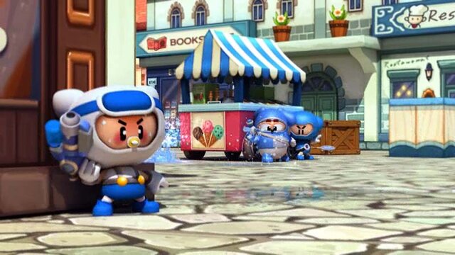 水鉄砲シューティングはチームワークが命―最新ゲームの動画を公開