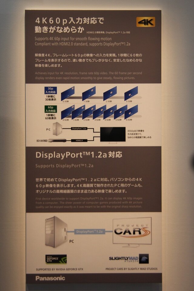 【CEATEC 2013】パナソニックブースは4Kで『FF XIV』や『Project Cars』を展示
