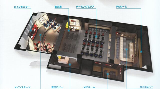 プレス向け資料。店内レイアウト概要