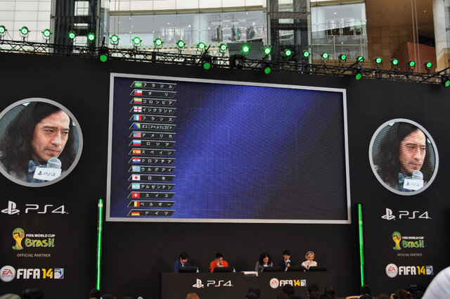 『FIFA14』でW杯をシミュレーション！？前園真聖、ピース又吉直樹、綾部祐二、水沢アリーらが参加