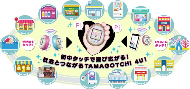 NFC通信技術を生かし、町のいたるところでお手軽通信が楽しめるとか。amiiboでもこんな遊び方ができるでしょうか？