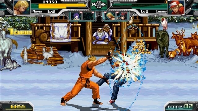 『餓狼伝説』や『ザ・キング・オブ・ファイターズ』など、SNKのゲーム楽曲でプレイするリズムアクションゲーム