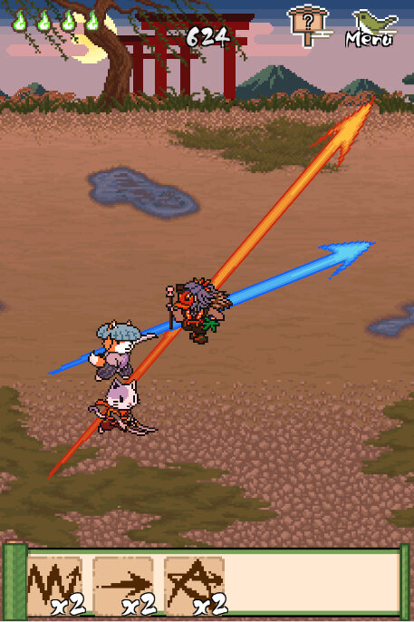 イヌ武士ワンとネコ侍ニャンの華麗なアクションディフェンス『Wan Nyan Slash』配信スタート