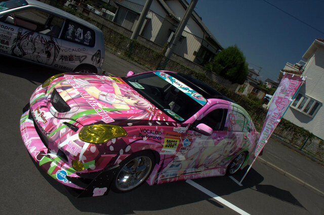 かぶら自動車教習所痛車展示会