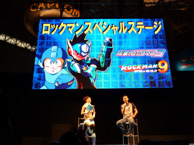 【TGS2008】二次創作を公認する『ロックマン9』、公式に「違法な改造感」を提供する『流星のロックマン3』