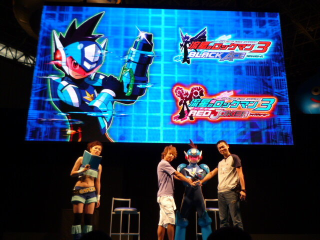 【TGS2008】二次創作を公認する『ロックマン9』、公式に「違法な改造感」を提供する『流星のロックマン3』