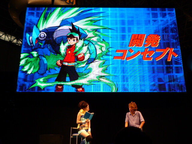 【TGS2008】二次創作を公認する『ロックマン9』、公式に「違法な改造感」を提供する『流星のロックマン3』