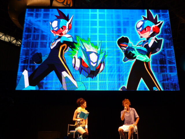 【TGS2008】二次創作を公認する『ロックマン9』、公式に「違法な改造感」を提供する『流星のロックマン3』