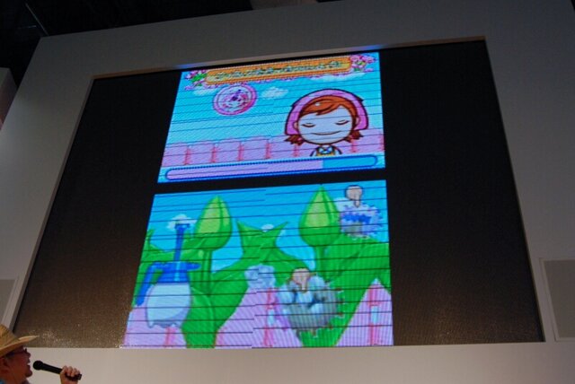 【TGS2008】ダンディー坂野さんがDS『ガーデニングママ』を紹介