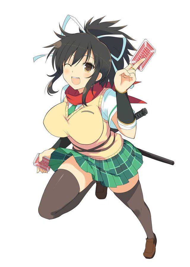 「閃乱カグラ」描き下ろし「飛鳥」