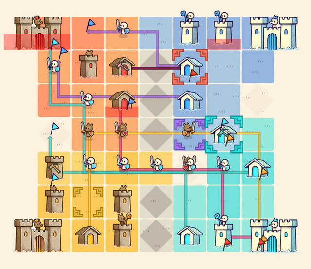 『Threes』開発者、お手軽ストラテジー『Close Castles』を海外PlayStationブログで発表