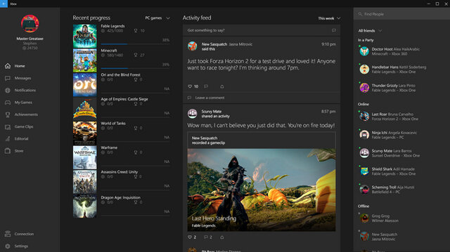 Windows 10とXbox Oneの連携機能が発表…ストリーミングプレイやゲームDVR機能など
