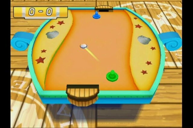 Wiiウェア『おきらくエアホッケーWii』本日より配信開始〜家族で楽しめる体感アミューズメント