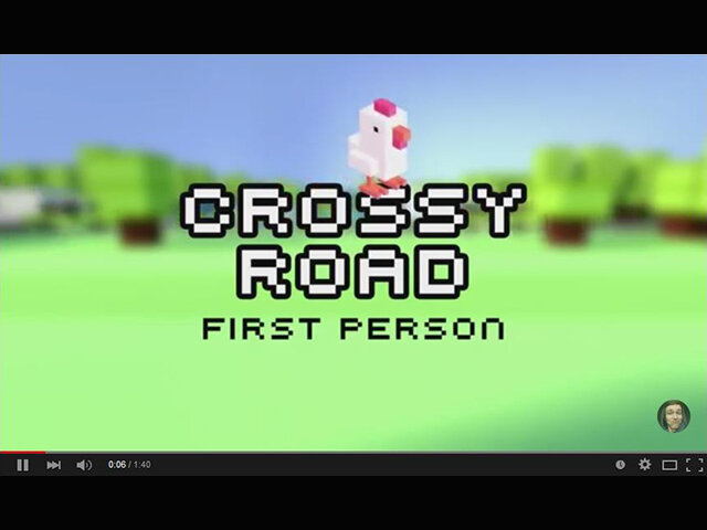 道路を渡るのは命がけ！？『クロッシーロード』が好き過ぎるファンが主観視点のビデオを制作