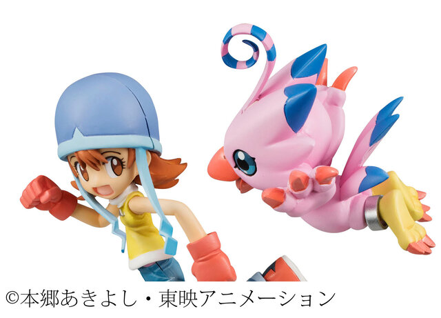 デジモン「武之内空＆ピヨモン」「城戸丈＆ゴマモン」フィギュア予約開始