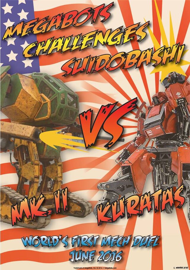 日米巨大ロボ対決が実現！？クラタス VS メガボットMk-2…決戦は1年後