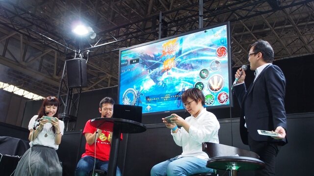 【TGS2015】マックスむらいさんも参加した『アヴァベルオンライン』レイドボスに挑むイベントステージ！