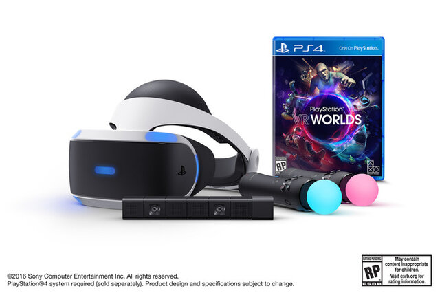「PSVRバンドル」海外で近日予約開始…カメラやPS Move2本がセットで499.99ドル
