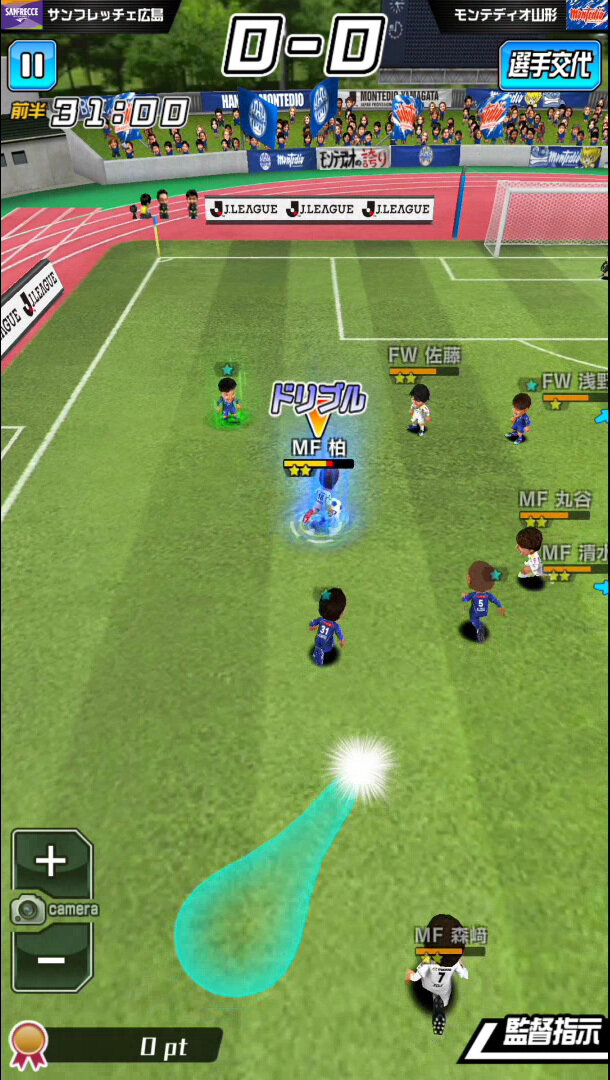 指1本でドリブルやシュートを決める！サッカーアクションゲーム『プニコンサッカー』配信開始