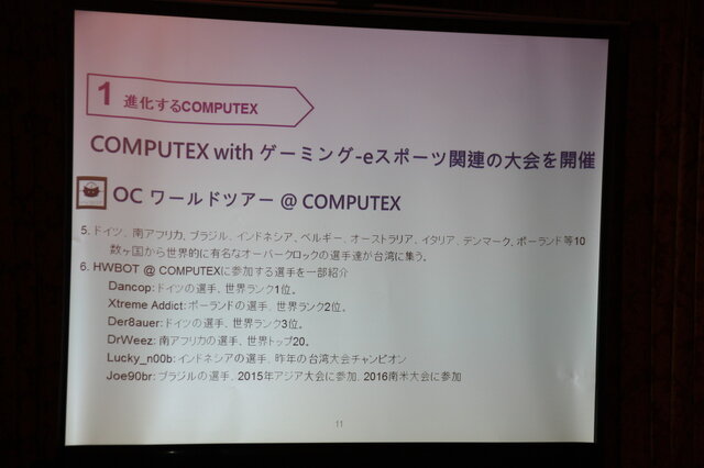 【レポート】「COMPUTEX TAIPEI 2016」国内記者会見―PCゲーミング分野も注力