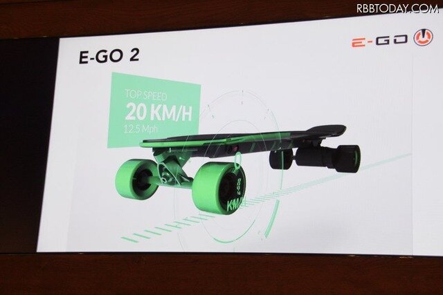 最高時速は約20kmで、最大傾斜10度の坂道も登れる
